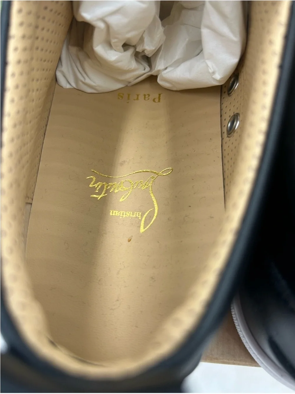 Men’s Christian Louboutin F. A. V. Fique slip on sneakers size 41.5 made Italy.